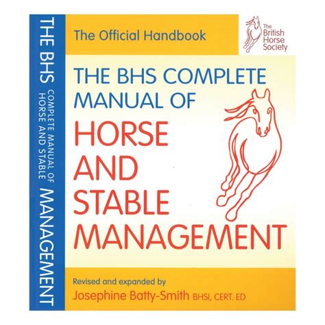 the bhs complete manual of stable management Kindle Editon